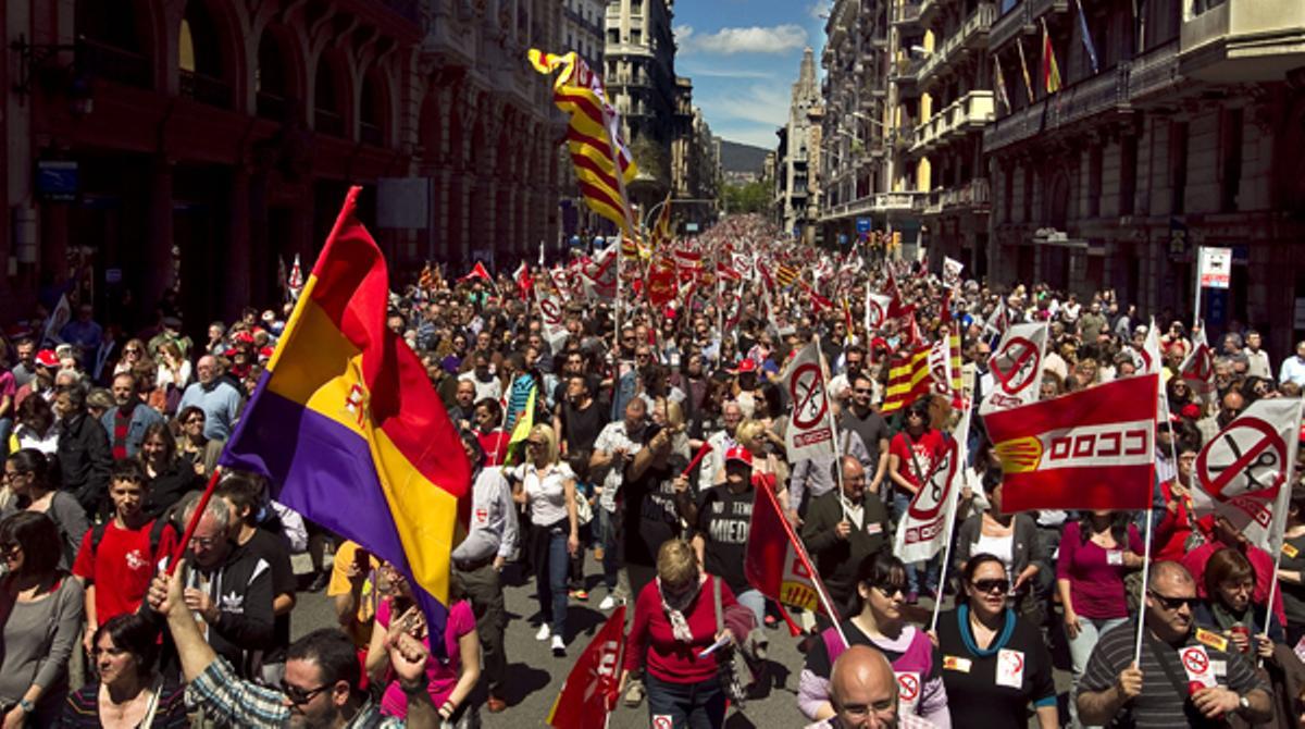Manifestacions del Primer de Maig