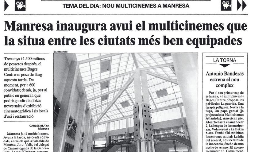 El dia que Manresa es va sentir Hollywood