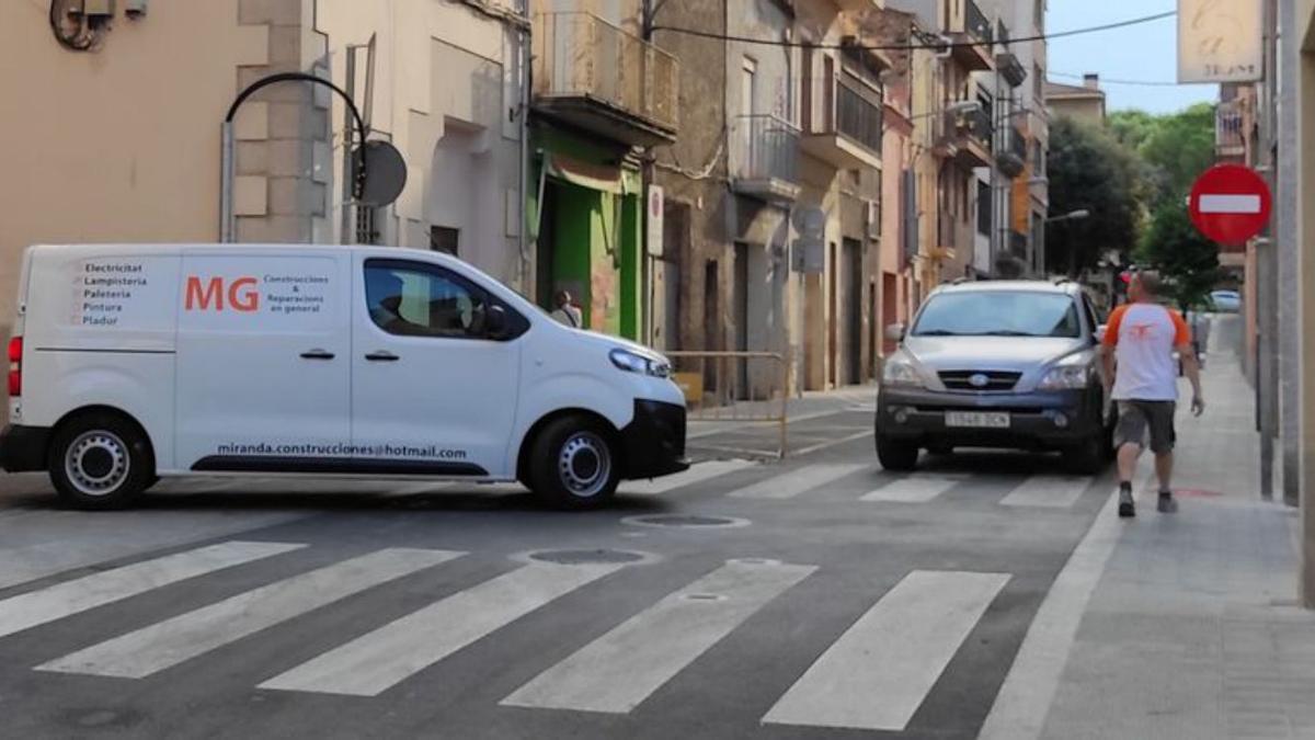 La darrera setmana es va reobrir la circulació del carrer 