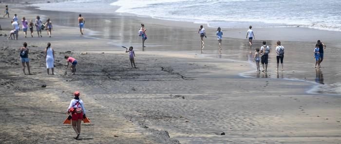 El primer sábado de la fase 1 en Las Canteras