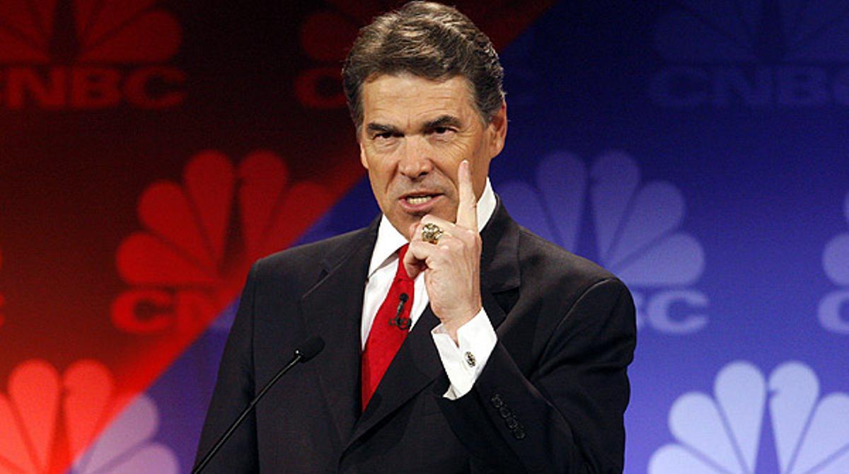 El lapsus de Rick Perry en el debat dels candidats republicans a la Casa Blanca.