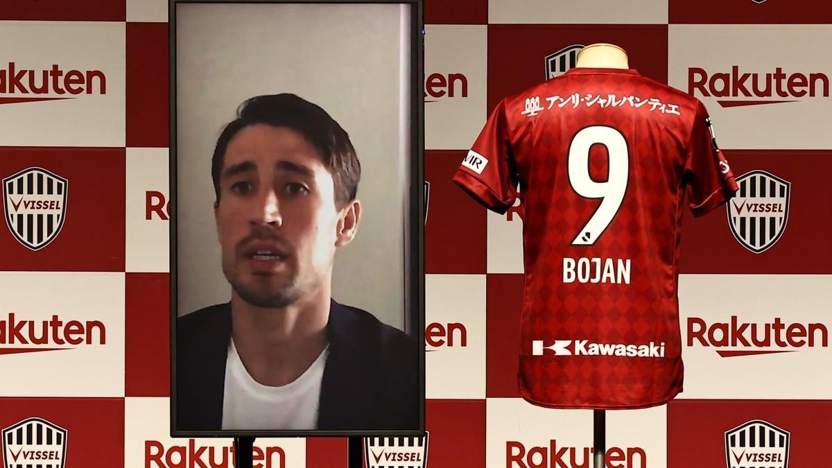 Bojan Krkic se muestra "muy motivado" en su presentación con el Vissel Kobe
