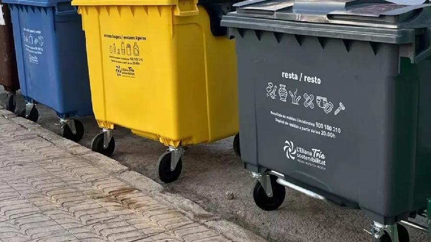 L’Eliana recoge 241 toneladas más de envases ligeros, papel y cartón