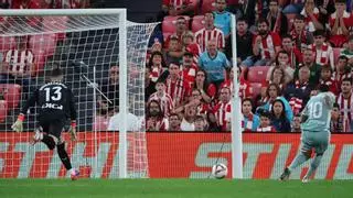 El Atlético conquista San Mamés con un agónico gol de Correa