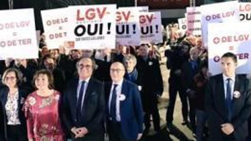 Front comú per reclamar l&#039;alta velocitat entre Montpeller i Perpinyà