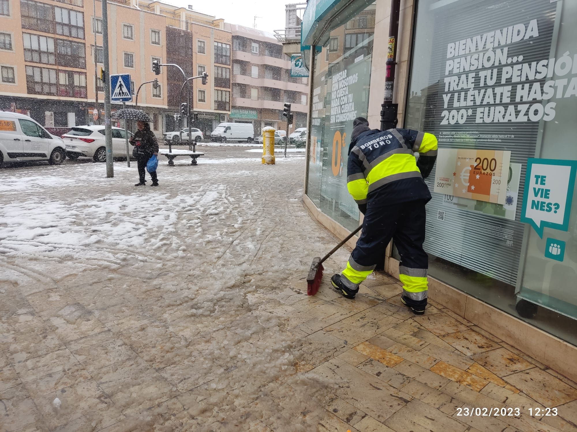 GALERIA | Así ha vivido Toro la nevada de hoy