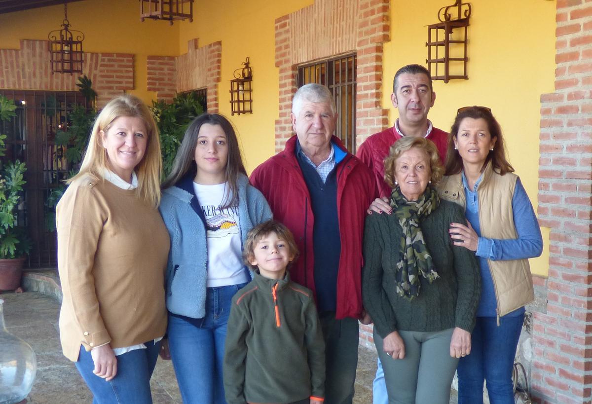Cinco generaciones de familia Ruiz Torres.
