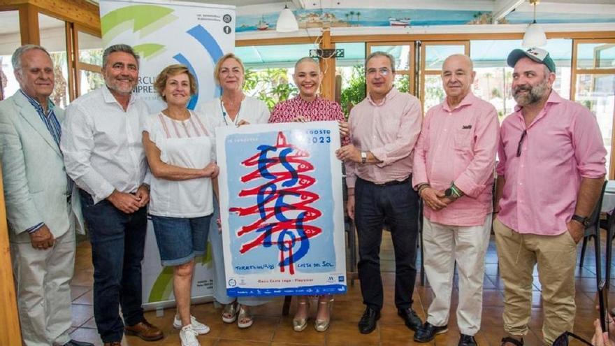 El Círculo de Empresarios de Torremolinos presenta el cartel del IX Concurso de Espetos de la Costa del Sol