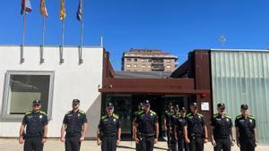 Imagen de los nuevos policías que se unen a la plantilla