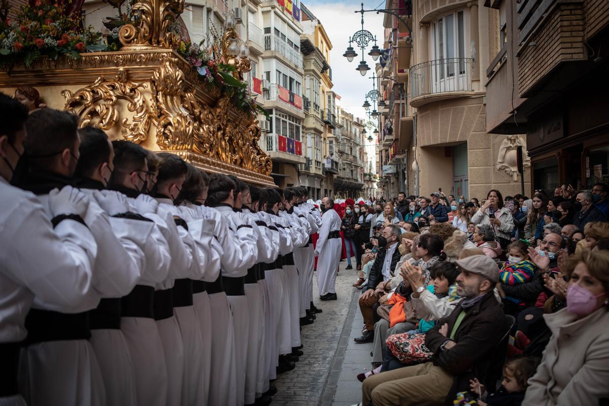 Procesión Domingo de Ramos de 2022 en Cartagena