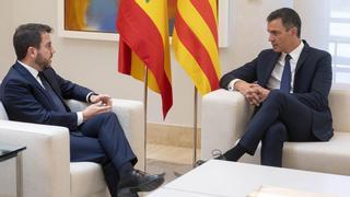 El pacto por la sedición allana los acuerdos presupuestarios de Pedro Sánchez y Pere Aragonès