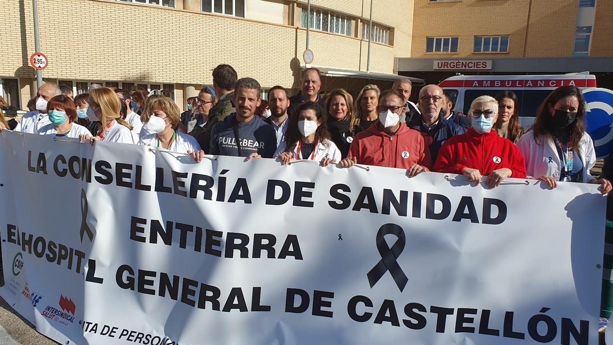 Protesta personal sanitario.