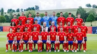 La selección española se hizo la foto oficial previa a la Eurocopa