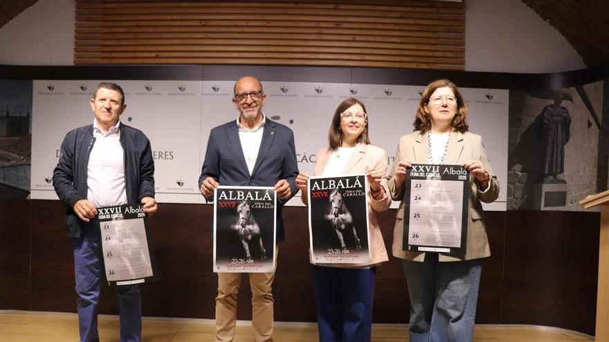Albalá añade la exposición y venta de ejemplares a su Feria del Caballo