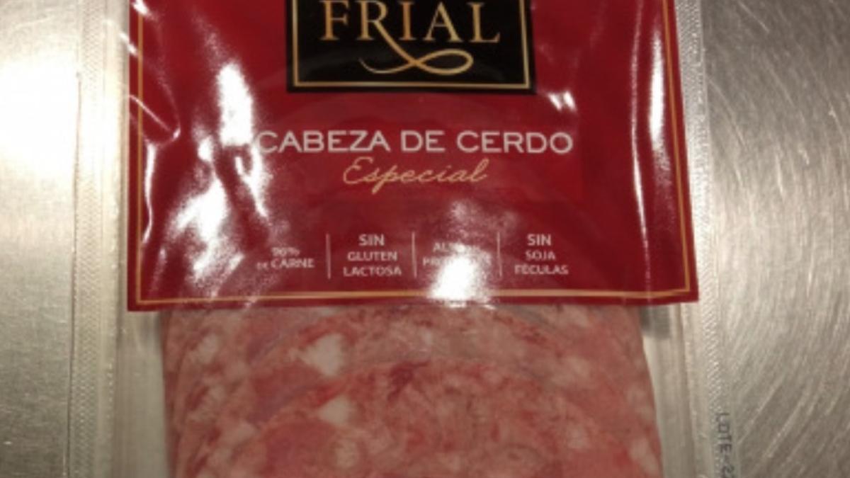 ¡Saltan las alarmas! Detectan la presencia de LISTERIA en este embutido de cabeza de cerdo