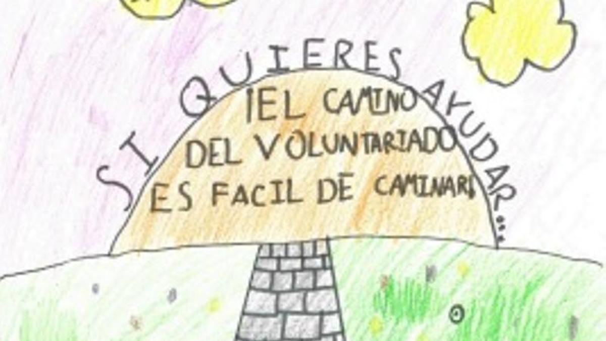 Dibujo sobre el día del voluntariado