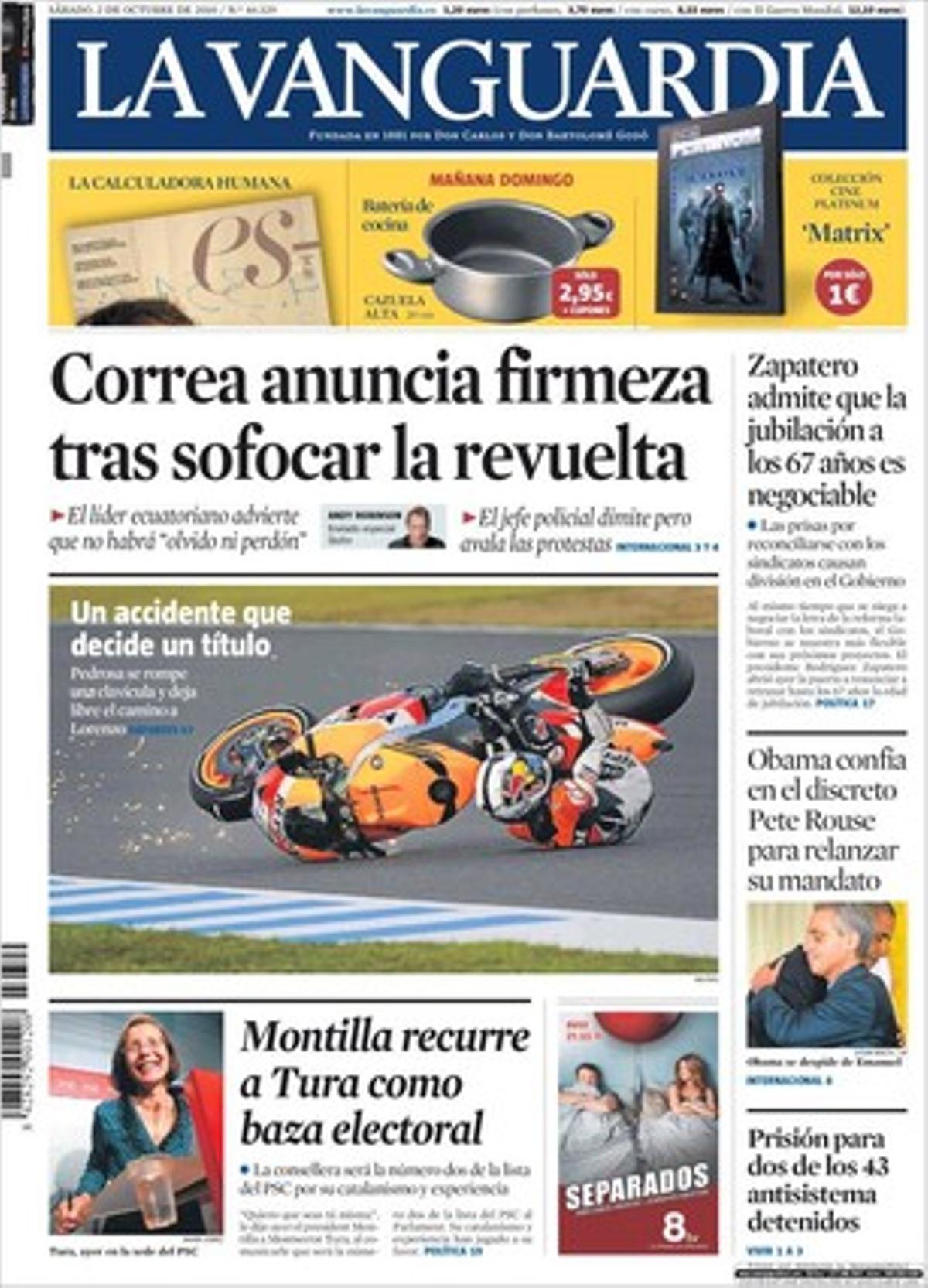 ’La Vanguardia’, 02/10/2010.