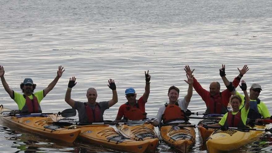 Llegada en Kayak al final del Duero.