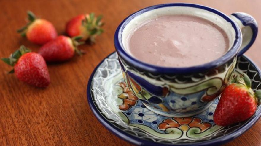 Atole de fresa