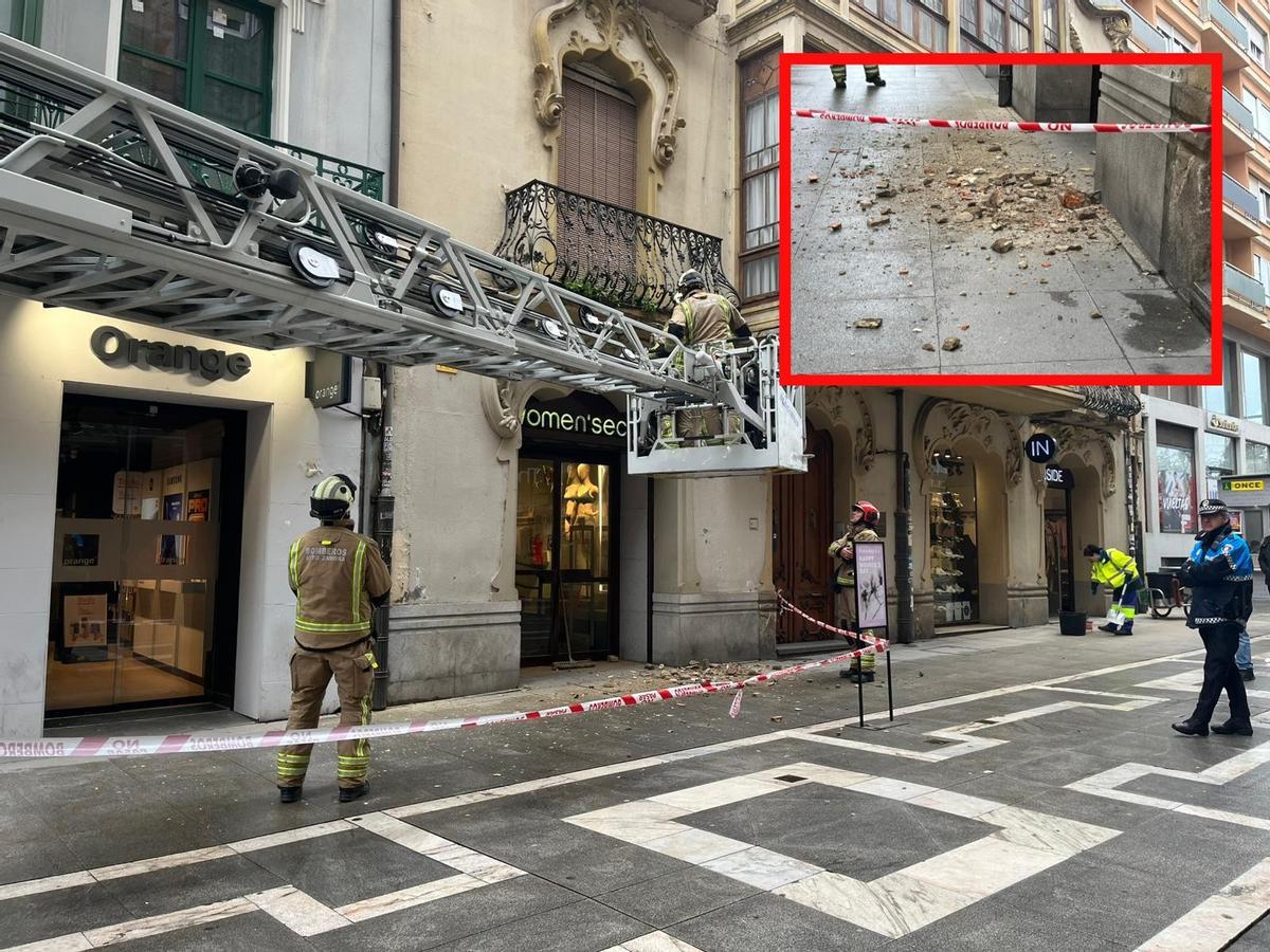 Desprendimientos en Santa Clara.