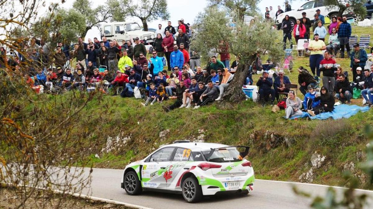 Uno de los participantes, durante el pasado Rallye Sierra Morena.