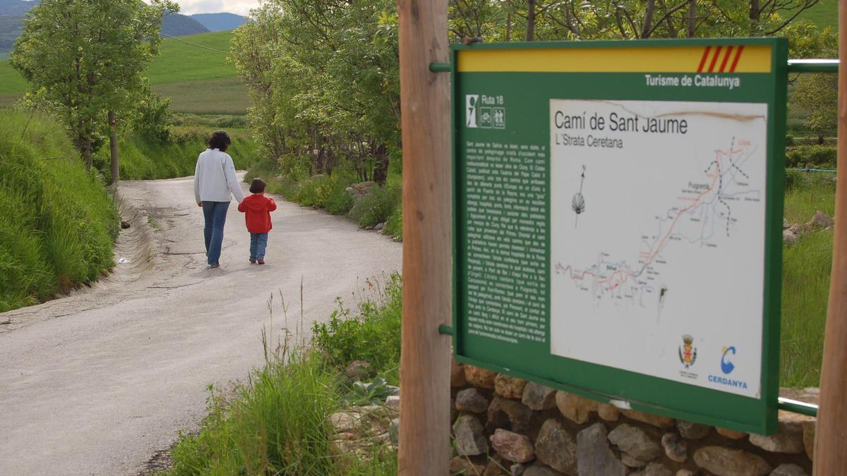 Imatge d&#039;arxiu d&#039;una ruta de Bellver de la Cerdanya