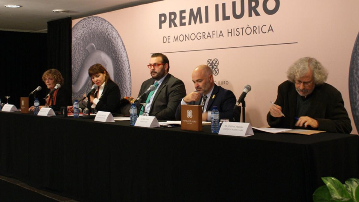 Acto de entrega del Premio Iluro en Mataró
