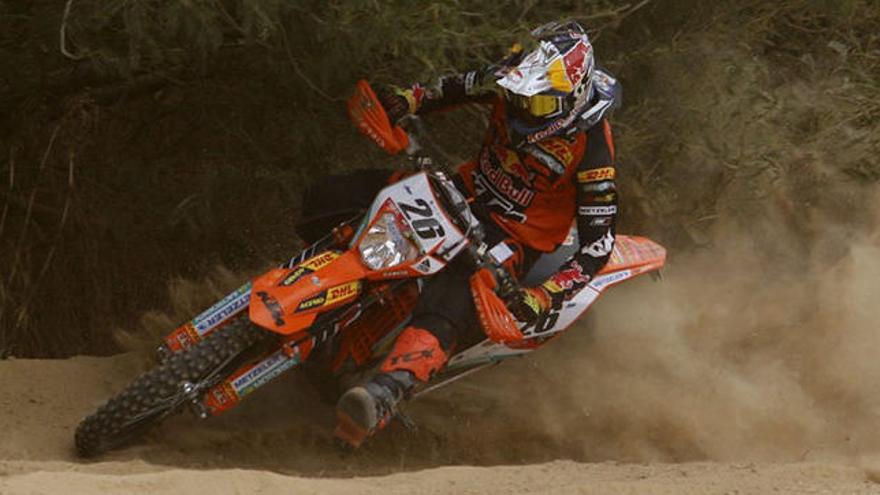 Josep Garcia és l´actual líder del campionat d´Espanya en enduro 1 i de la classificació general