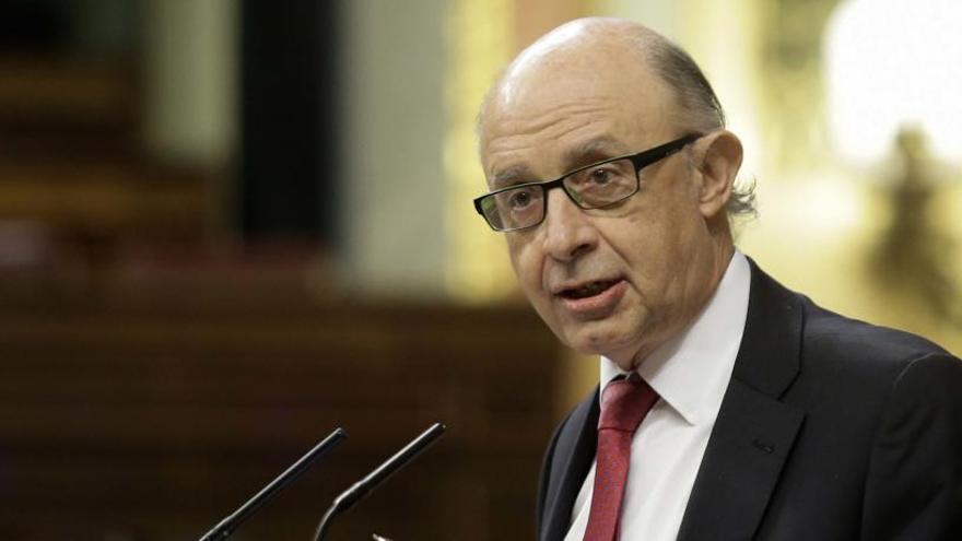 El ministre d&#039;Hisenda, Cristóbal Montoro.