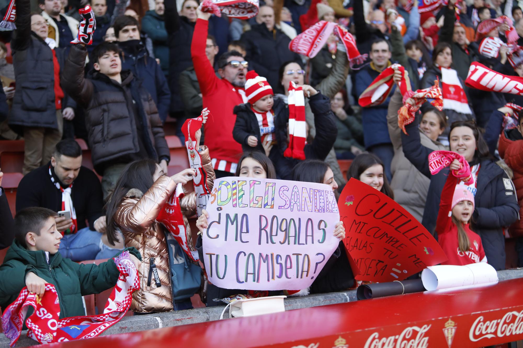 EN IMÁGENES: El encuentro entre el Sporting y el Real Zaragoza