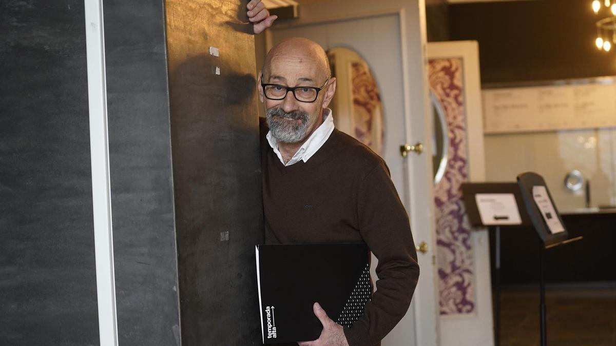 Salvador Sunyer al Teatre Municipal, fa uns mesos.