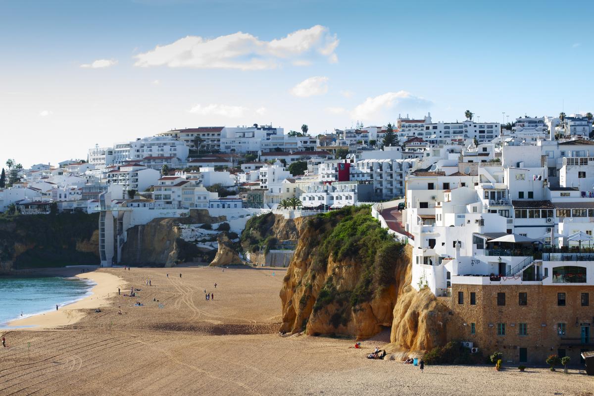 La vista de Albufeira, en el Algarve portugués