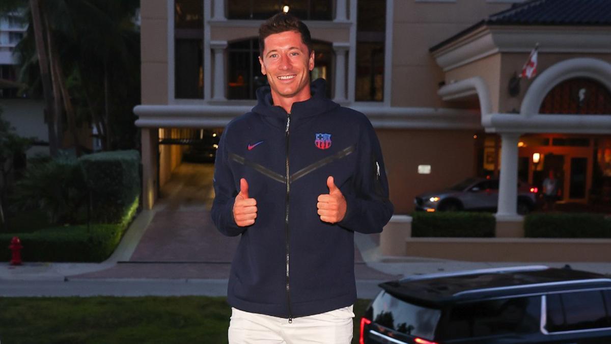 Robert Lewandowski, orgulloso de ser nuevo jugador del Barça