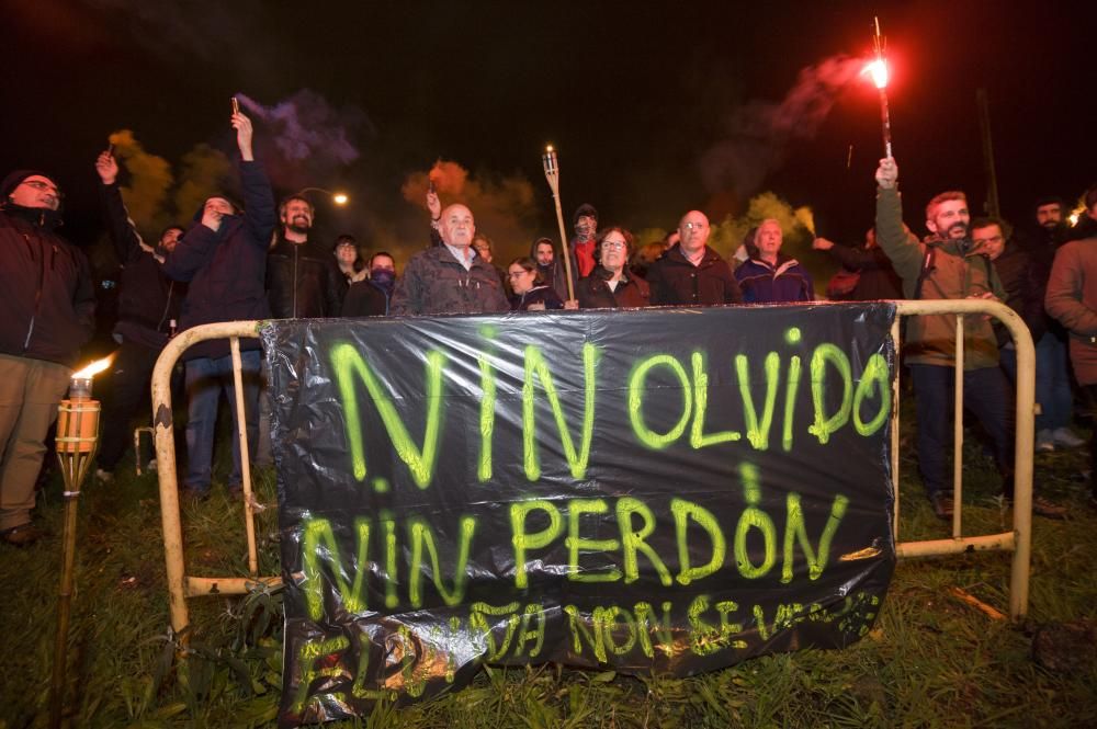 Protesta del colectivo ''Elviña non se vende''