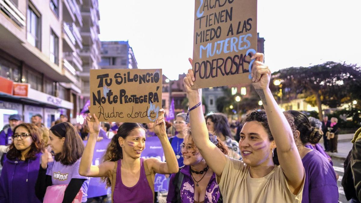 Imagen de la manifestación por el Día de la Mujer el pasado 8 de marzo.