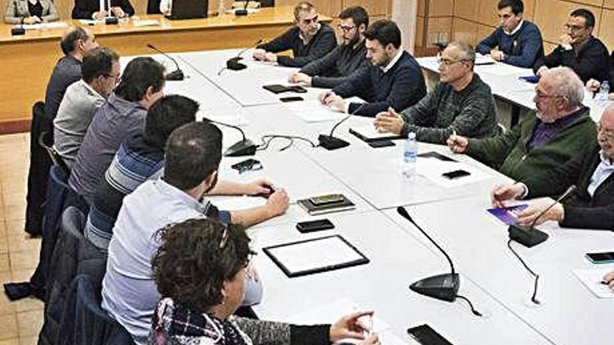 Un moment del Consell d&#039;Alcaldes i Alcaldesses del Bages celebrat ahir