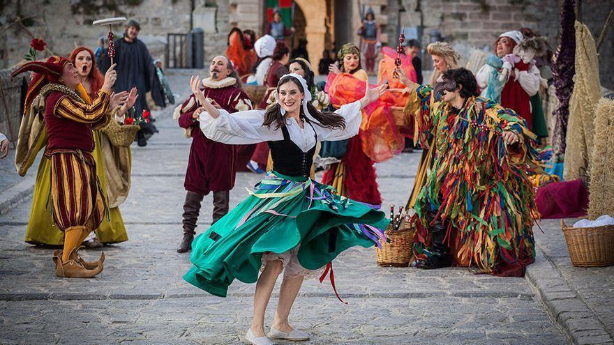 Imagen de archivo de una inauguración de la feria Ibiza Medieval.