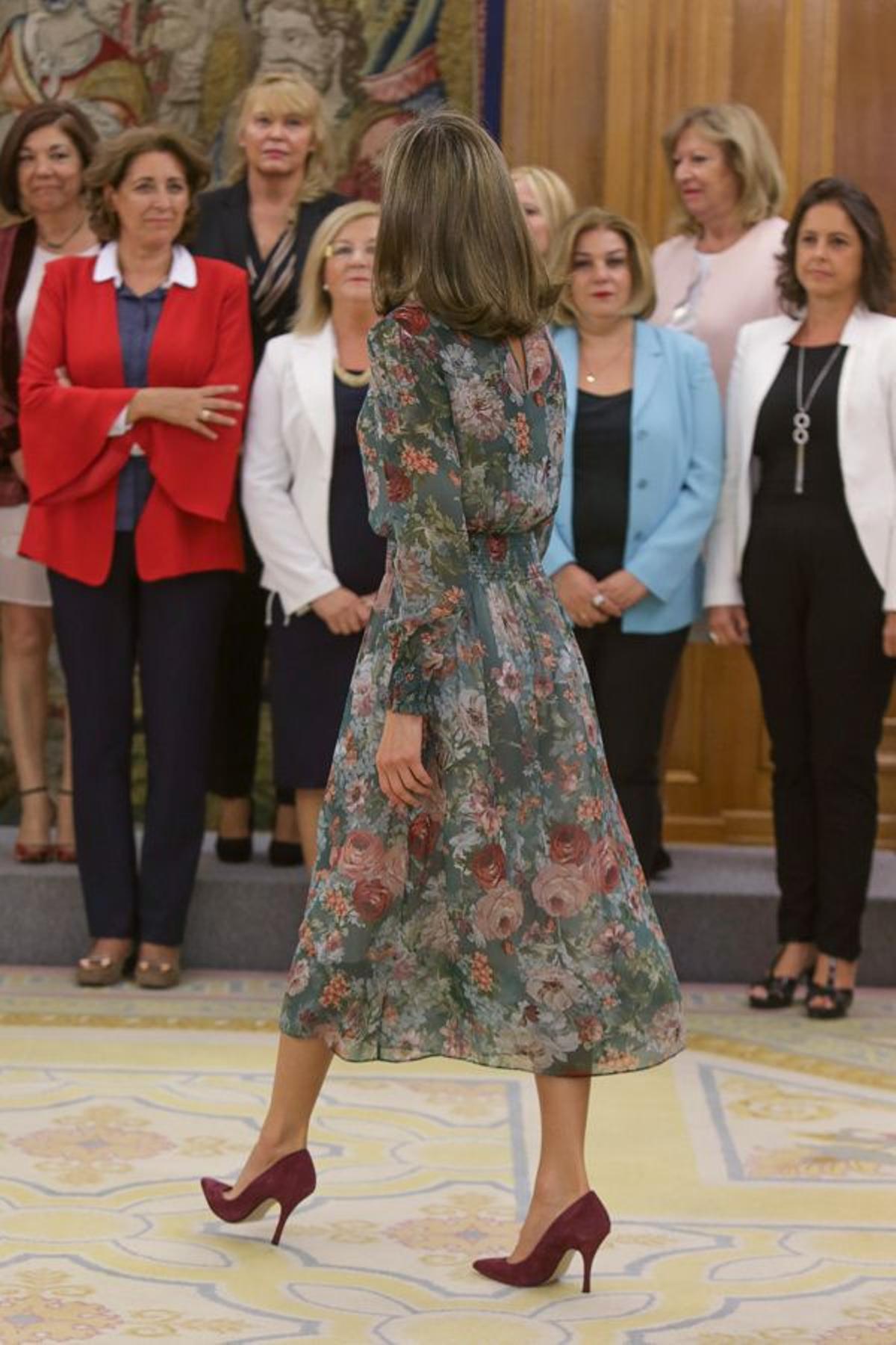 Audiencia de la Reina Letizia a una representación de AFAMMER