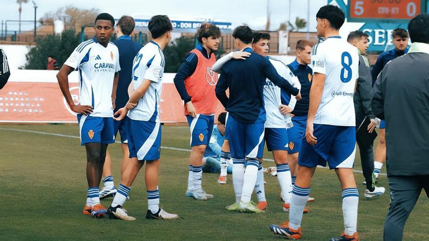 Los juveniles abatidos tras perder la final de la Copa del Rey