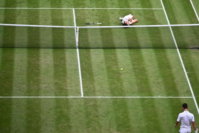 Las mejores fotos del Djokovic - Alcaraz en Wimbledon