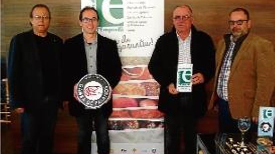 Els diferents representants, ahir, durant l&#039;acte de presentació a Palamós.