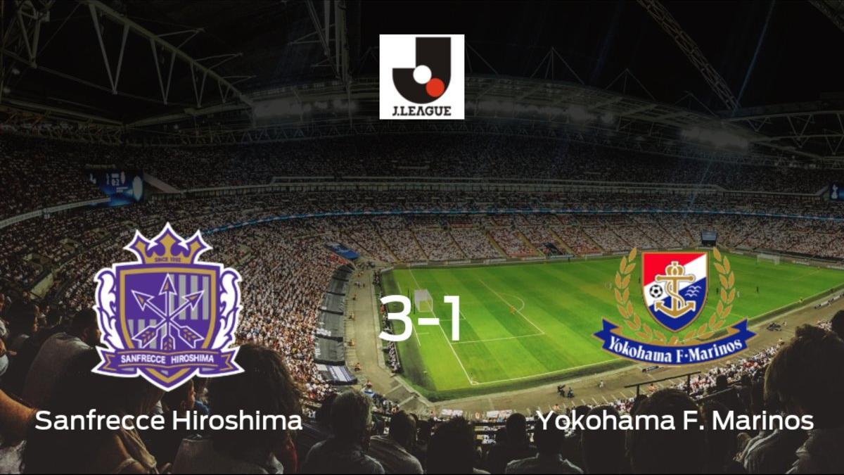 El Sanfrecce Hiroshima vence en casa al Yokohama F. Marinos por 3-1