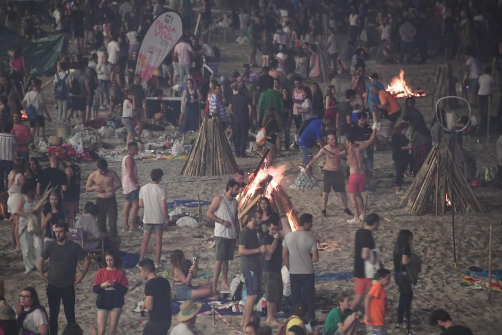 Así fue el día y la noche de San Juan en A Coruña