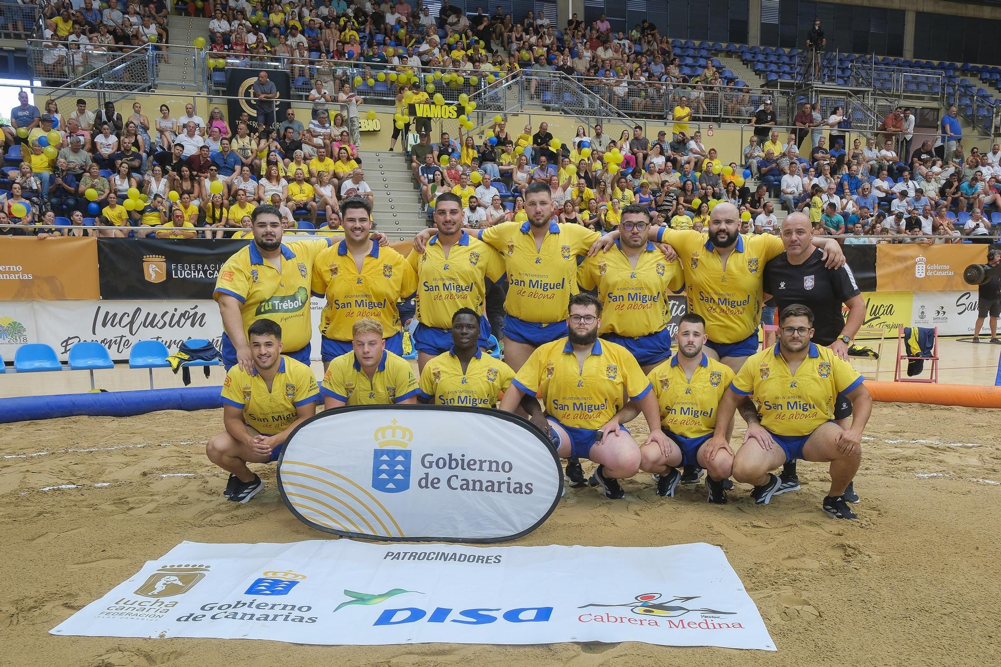 Final del torneo DISA Gobierno de Canarias de Lucha