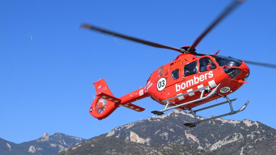 Els Bombers rescaten un home amb una espatlla dislocada al Torrent del Roure Llarg, a Mura