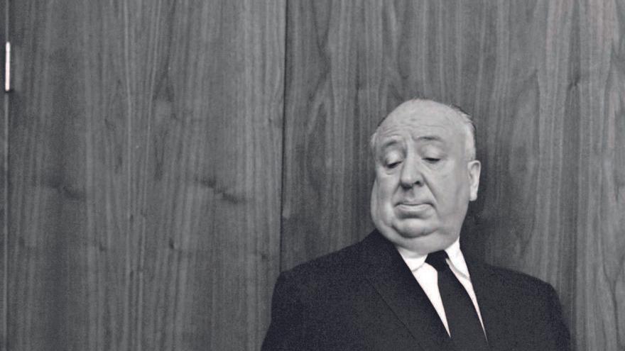 Una imagen del director Alfred Hitchcock.