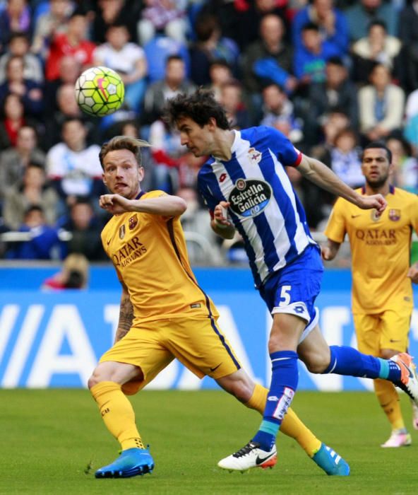 Imágenes del partido Deportivo - Barcelona