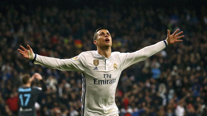 Cristiano Ronaldo celebrando un gol.