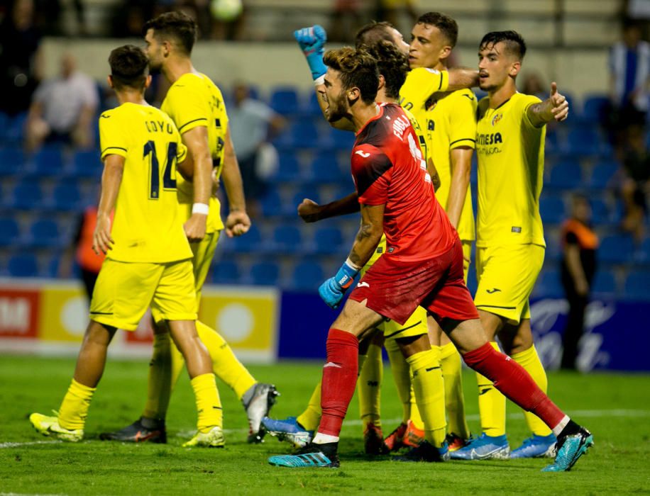 El Hércules genera dudas en su puesta de largo en el Rico Pérez al verse superado por el Villarreal B