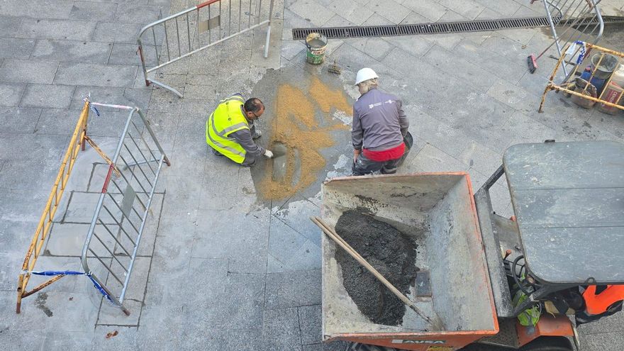Más reparaciones y caídas en las zonas peatonales